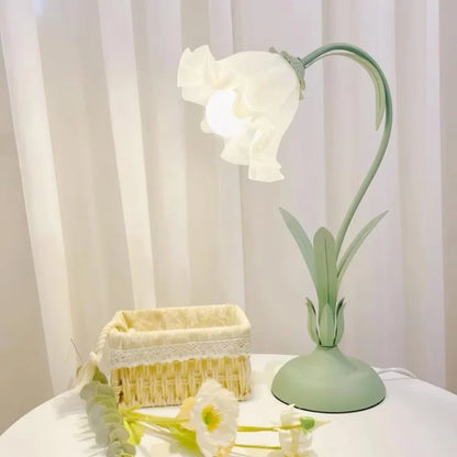 Rynx | FloraFlex Adjustable Vintage Flower Table Lamp | Elegant Design | Dimmable Light for Home