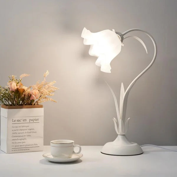 Rynx | FloraFlex Adjustable Vintage Flower Table Lamp | Elegant Design | Dimmable Light for Home