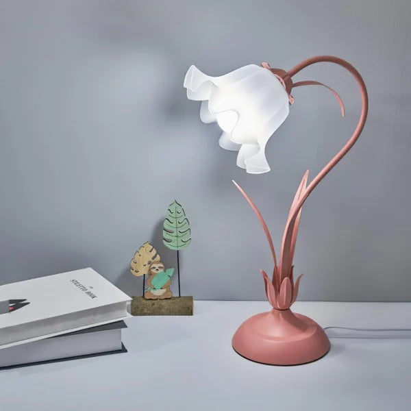 Rynx | FloraFlex Adjustable Vintage Flower Table Lamp | Elegant Design | Dimmable Light for Home