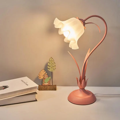 Rynx | FloraFlex Adjustable Vintage Flower Table Lamp | Elegant Design | Dimmable Light for Home