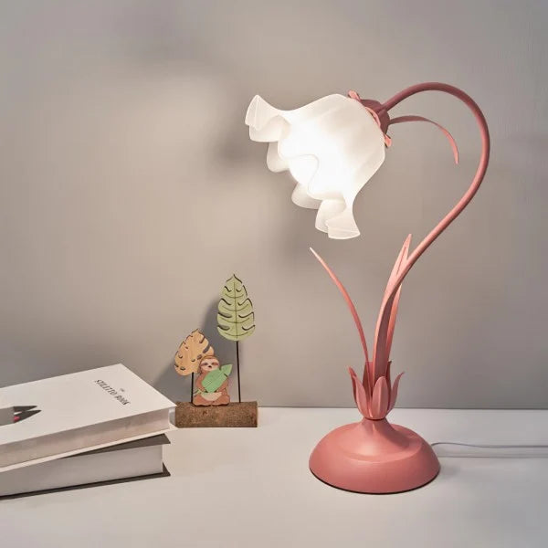 Rynx | FloraFlex Adjustable Vintage Flower Table Lamp | Elegant Design | Dimmable Light for Home
