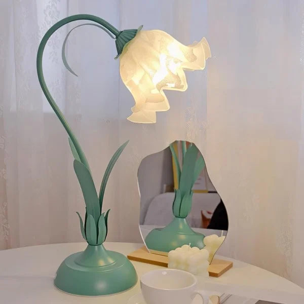 Rynx | FloraFlex Adjustable Vintage Flower Table Lamp | Elegant Design | Dimmable Light for Home