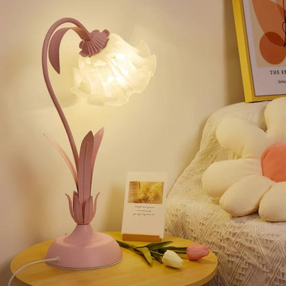 Rynx | FloraFlex Adjustable Vintage Flower Table Lamp | Elegant Design | Dimmable Light for Home