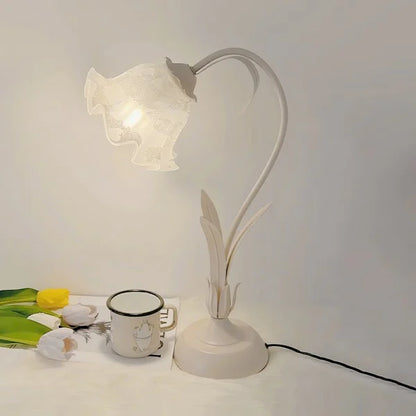 Rynx | FloraFlex Adjustable Vintage Flower Table Lamp | Elegant Design | Dimmable Light for Home