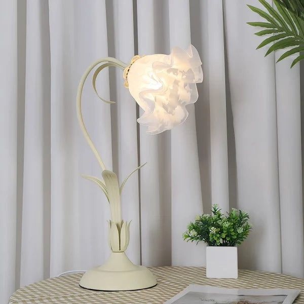 Rynx | FloraFlex Adjustable Vintage Flower Table Lamp | Elegant Design | Dimmable Light for Home