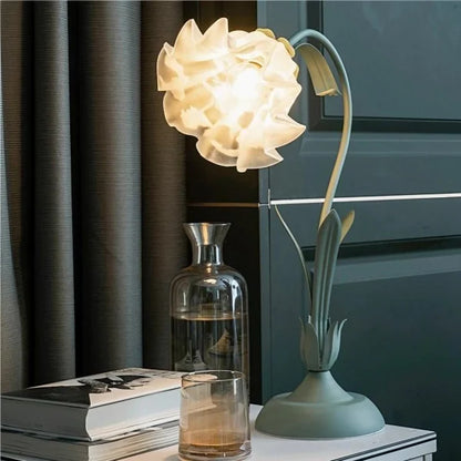 Rynx | FloraFlex Adjustable Vintage Flower Table Lamp | Elegant Design | Dimmable Light for Home