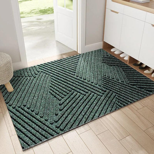 RYNX | Modern Anti-Slip Entrance In Pvc – Nordic Style And Sand Elimination Green