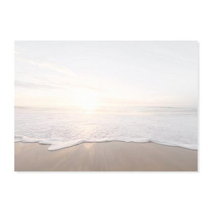 Rynx | Abstract Pink Floral Silhouette at Dusk - Canvas Wall Art Print