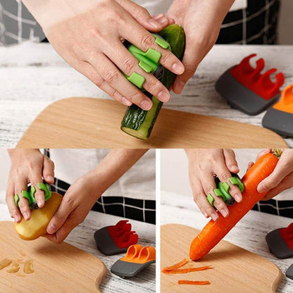 Rynx | Protective Vegetable Peeler – Finger Protection