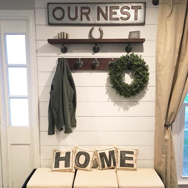 Rynx | *HUGE* Galvanized "Our Nest" Sign
