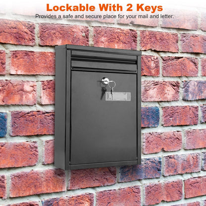 Rynx | Wall-mounted mailbox lockable galvanized iron mail box