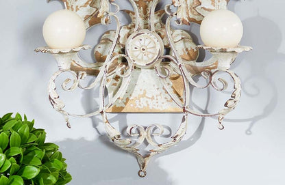 Rynx | Worn ornaments wall lamp