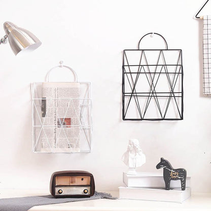 Rynx Nordic Geometry Wall Hanging Paper Holder
