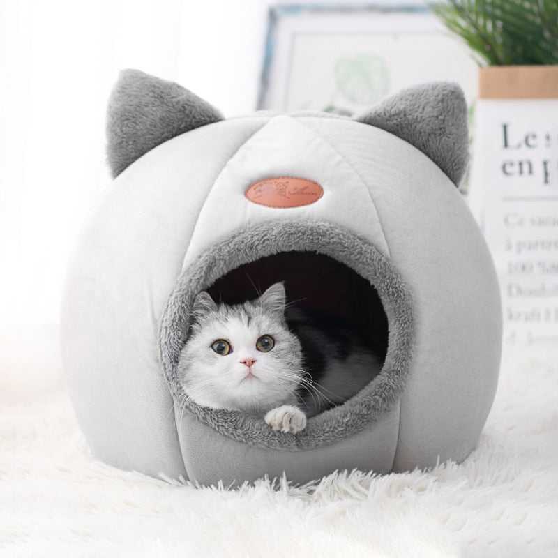 Rynx | Warm Totoro cat bed with ears