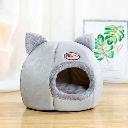 Rynx | Warm Totoro cat bed with ears