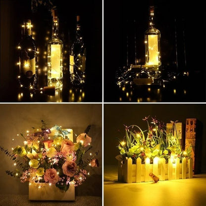 Rynx | LED bottle light cork night light DIY decor
