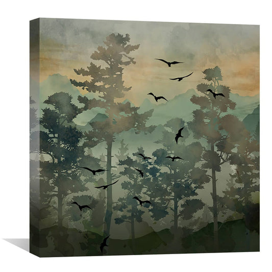 Rynx | Watercolor Terrain Canvas