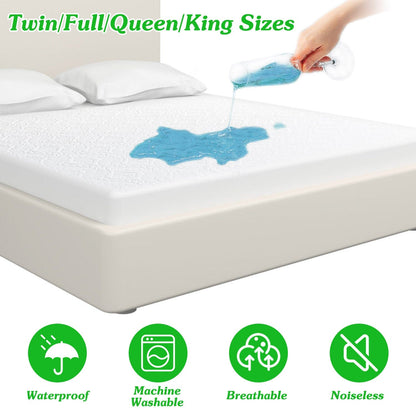 Rynx | Waterproof Breathable Soft Cotton Mattress Protector