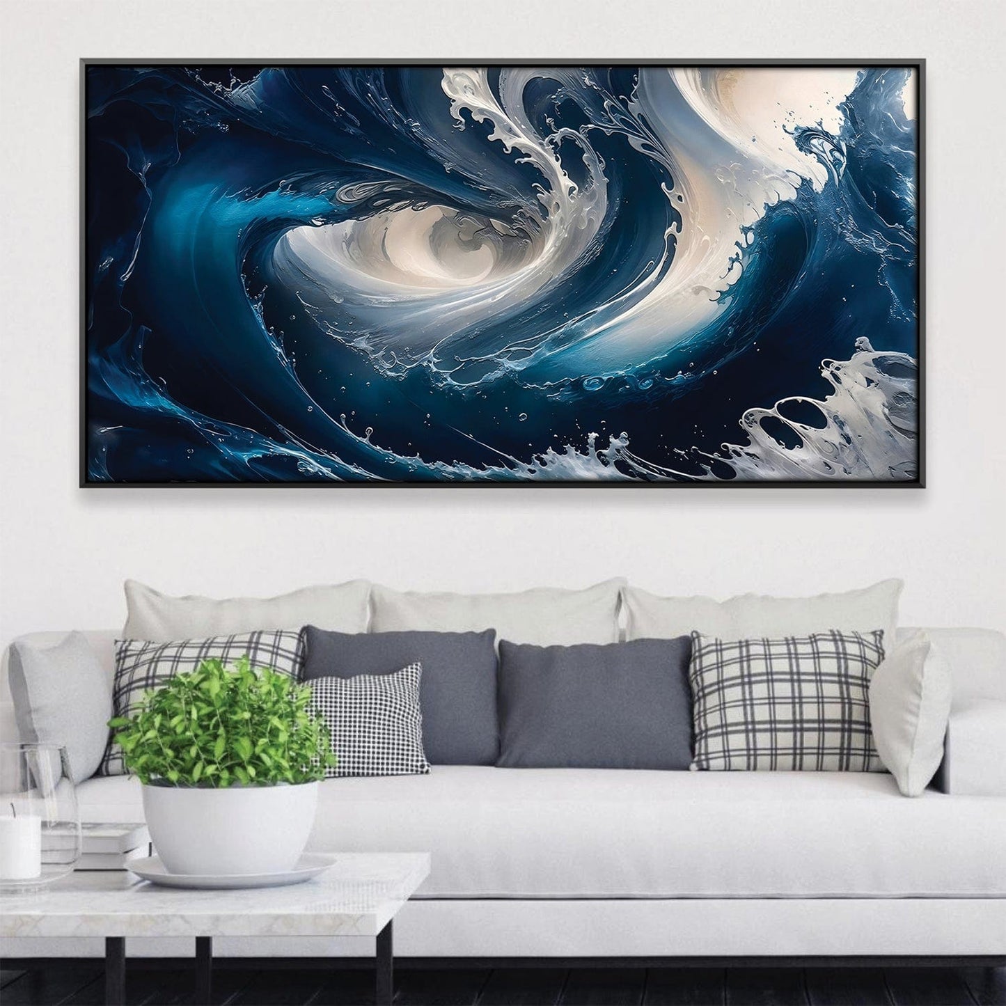 Rynx | Swirling Waves Canvas