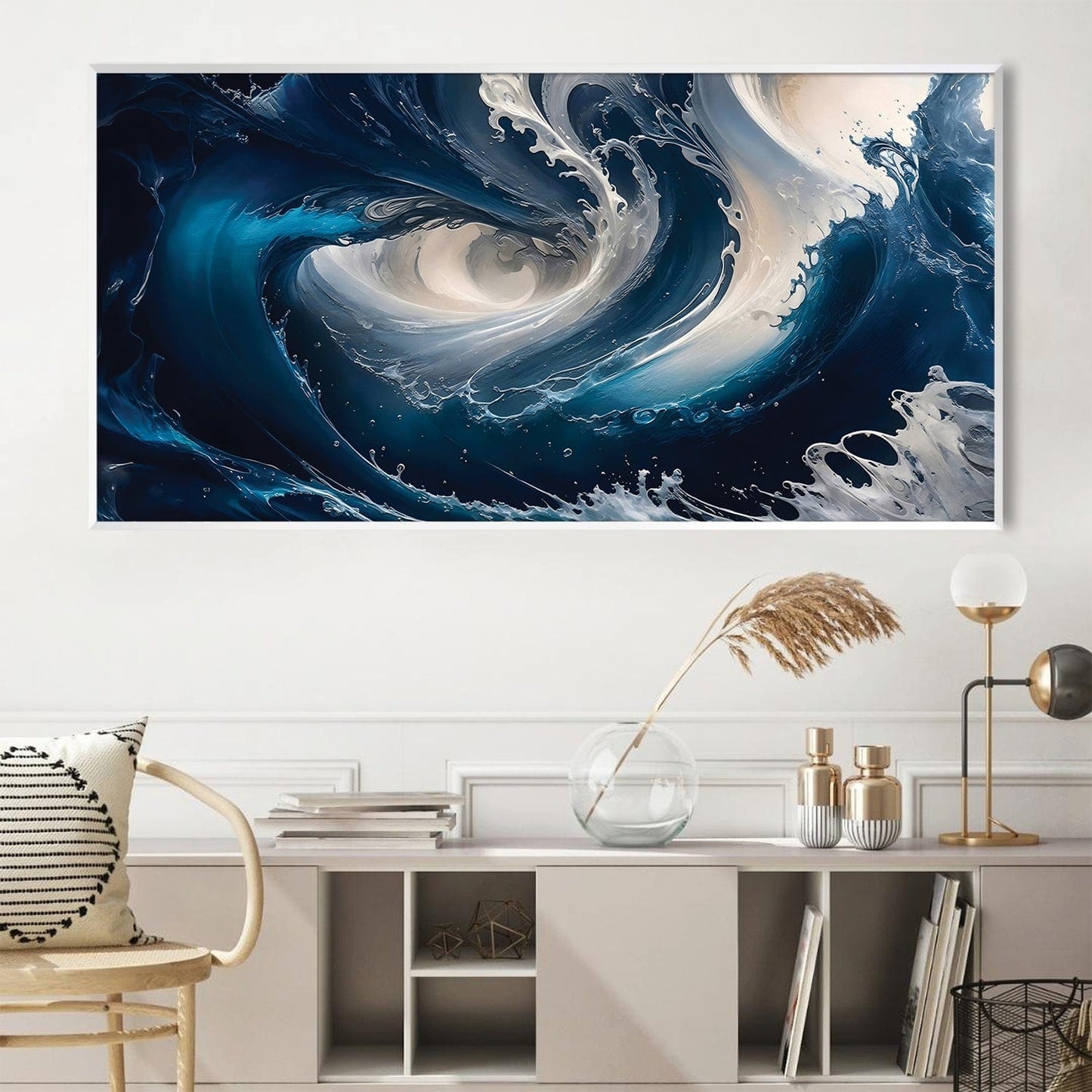 Rynx | Swirling Waves Canvas