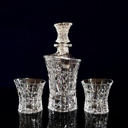 RYNX | Glasses Set - King Crystal (4- Tumbler & Decanter Set)