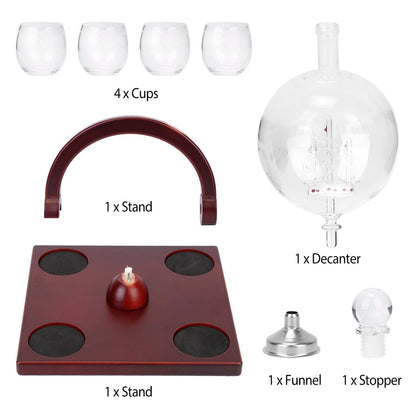 Rynx | Whisky Decanter Globe Set