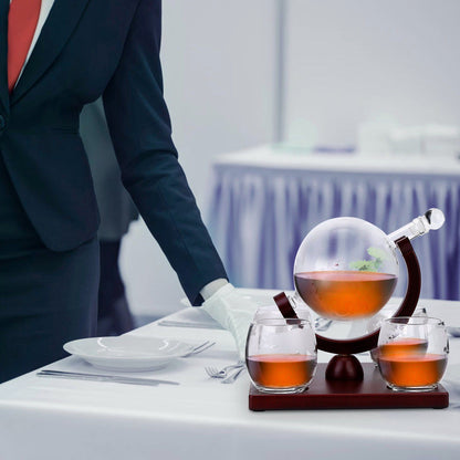 Rynx | Whisky Decanter Globe Set