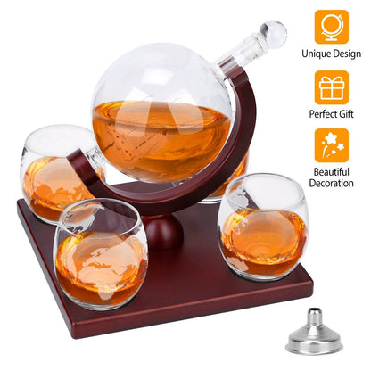 Rynx | Whisky Decanter Globe Set