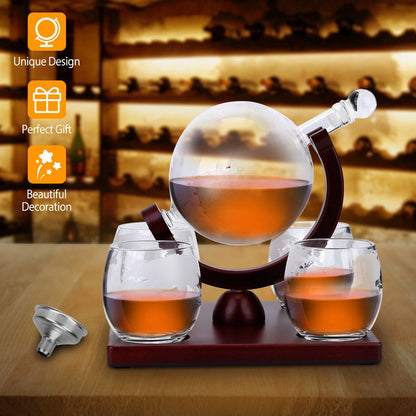 Rynx | Whisky Decanter Globe Set