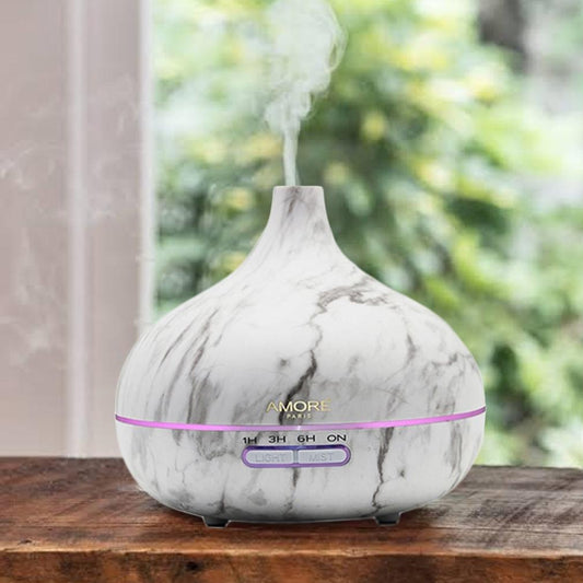Rynx | White Marble Ultrasonic Aromatherapy Diffuser