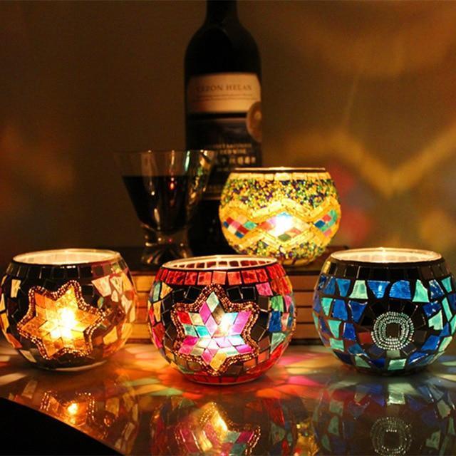 Rynx | Mosaic tealight holder