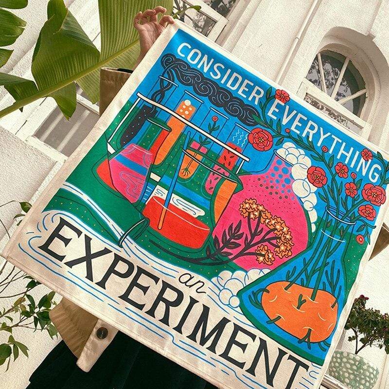 Rynx | Consider everything as an experiment tapestry