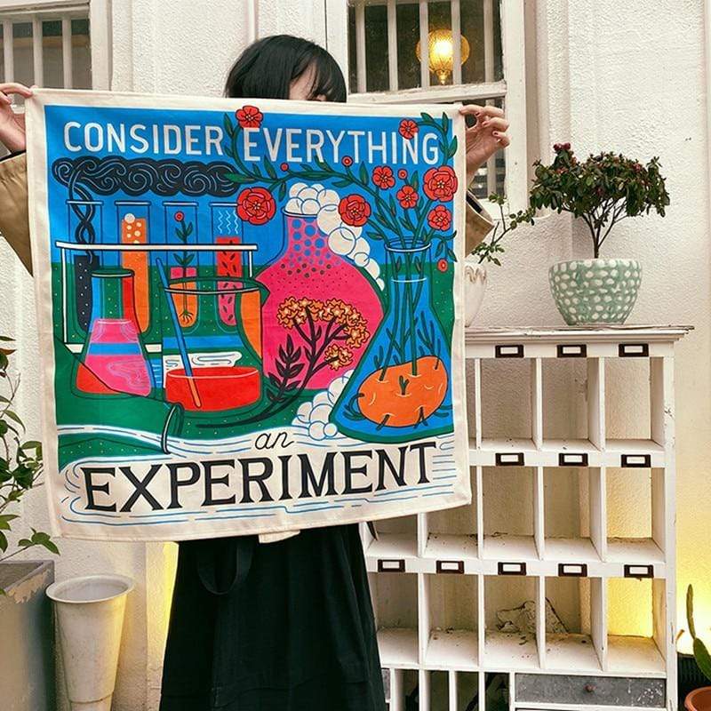 Rynx | Consider everything as an experiment tapestry