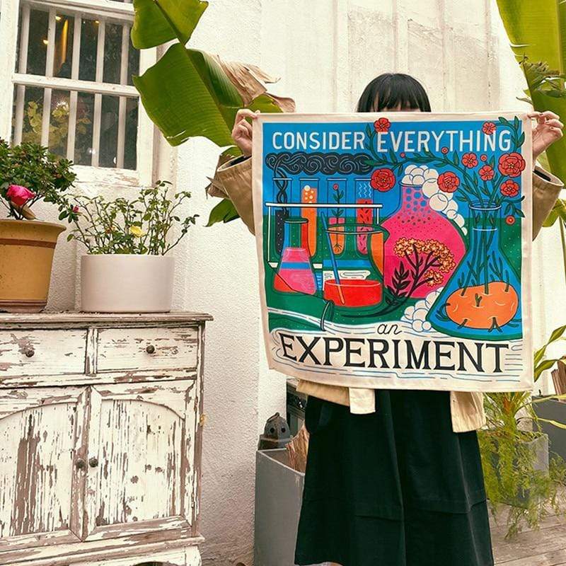 Rynx | Consider everything as an experiment tapestry