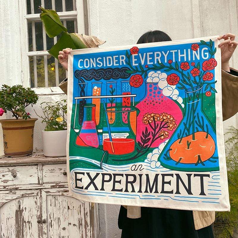 Rynx | Consider everything as an experiment tapestry