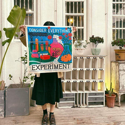 Rynx | Consider everything as an experiment tapestry