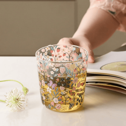 Rynx | Cute forest design glass cup