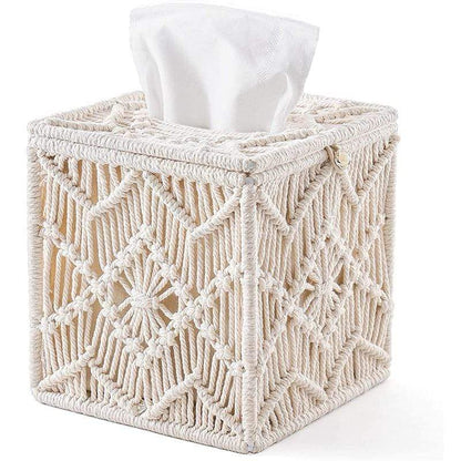 Rynx | Macrame Napkin Box