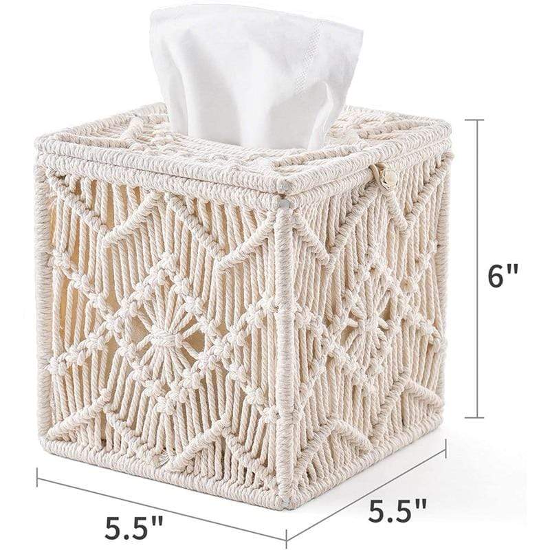 Rynx | Macrame Napkin Box