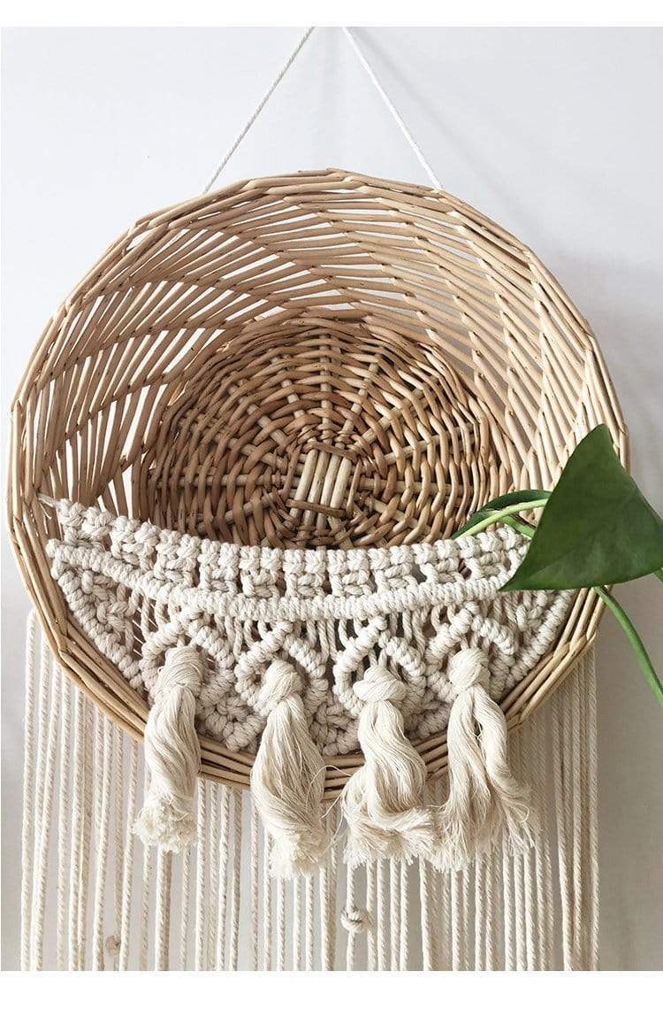 Rynx | Rattan wall shelf