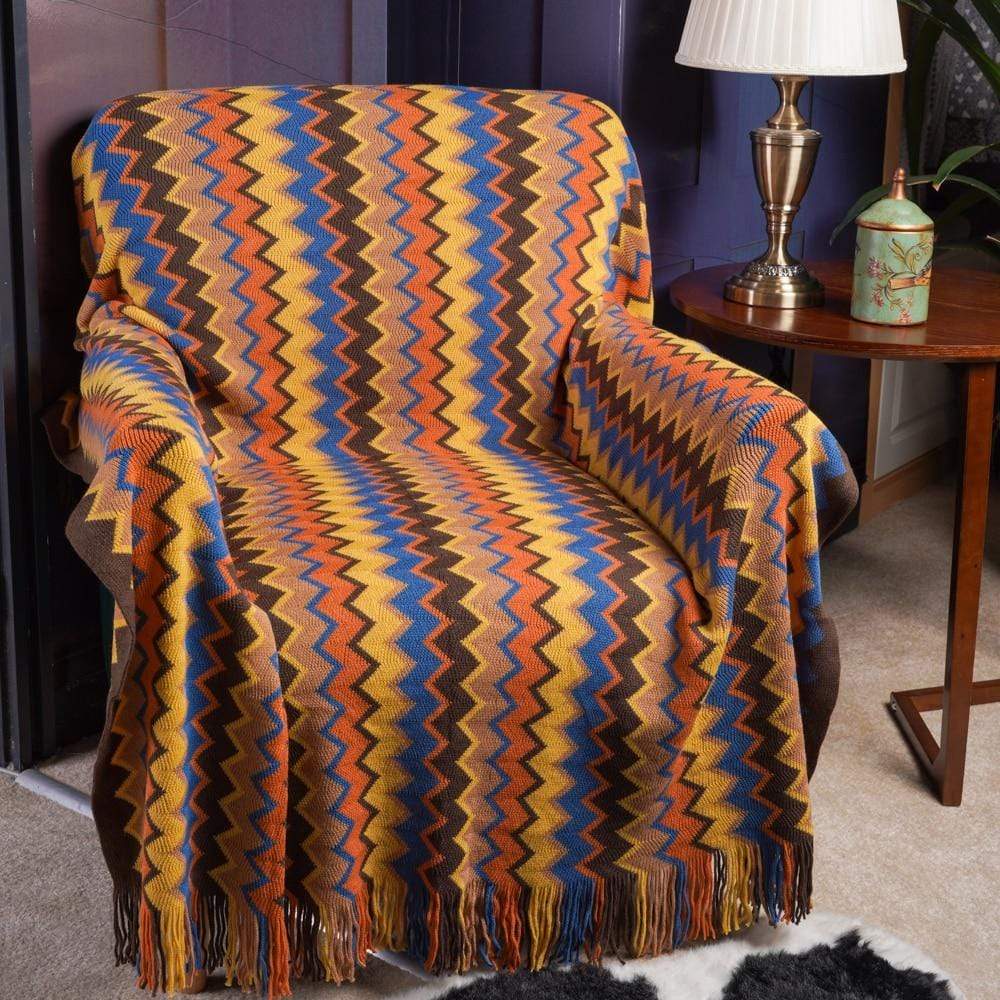 Rynx | Geometric Pattern Throw Blanket