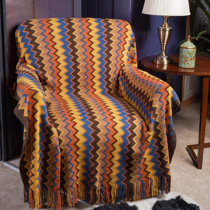 Rynx | Geometric Pattern Throw Blanket