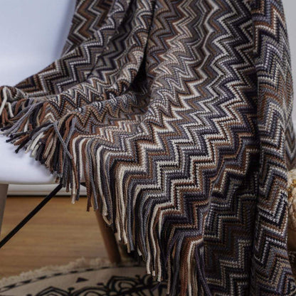 Rynx | Geometric Pattern Throw Blanket