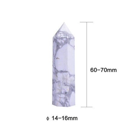 Rynx | Howlite Crystal Points Tower