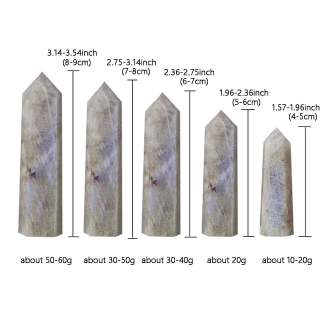 Rynx | Moonstone Crystal Points Tower
