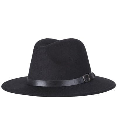 RYNX | Balbina Fedora Hat Black is often associated with darkness and elegance.