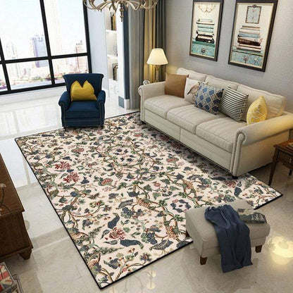 Rynx | Botanical print rug