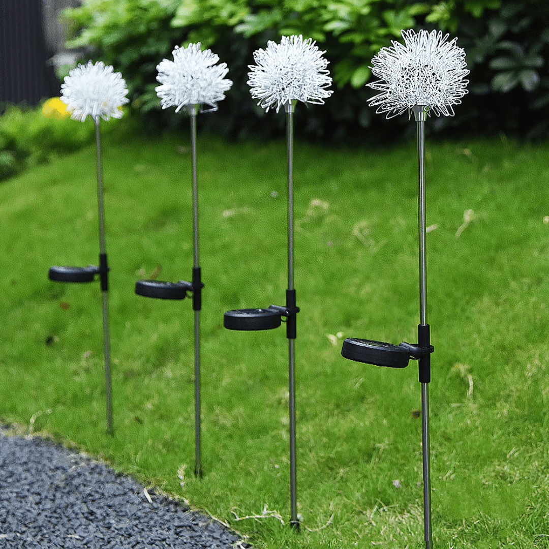 Rynx | Dandelion Garden Lights, Solar Powered