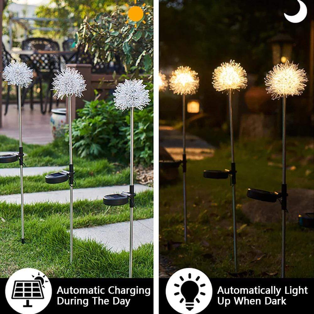 Rynx | Dandelion Garden Lights, Solar Powered