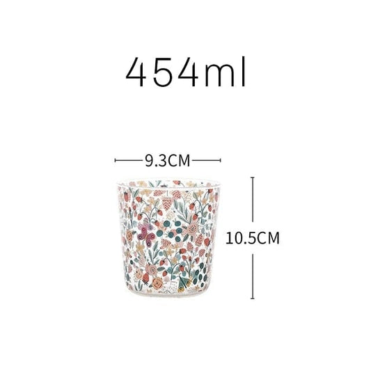 Rynx | Cute forest design glass cup